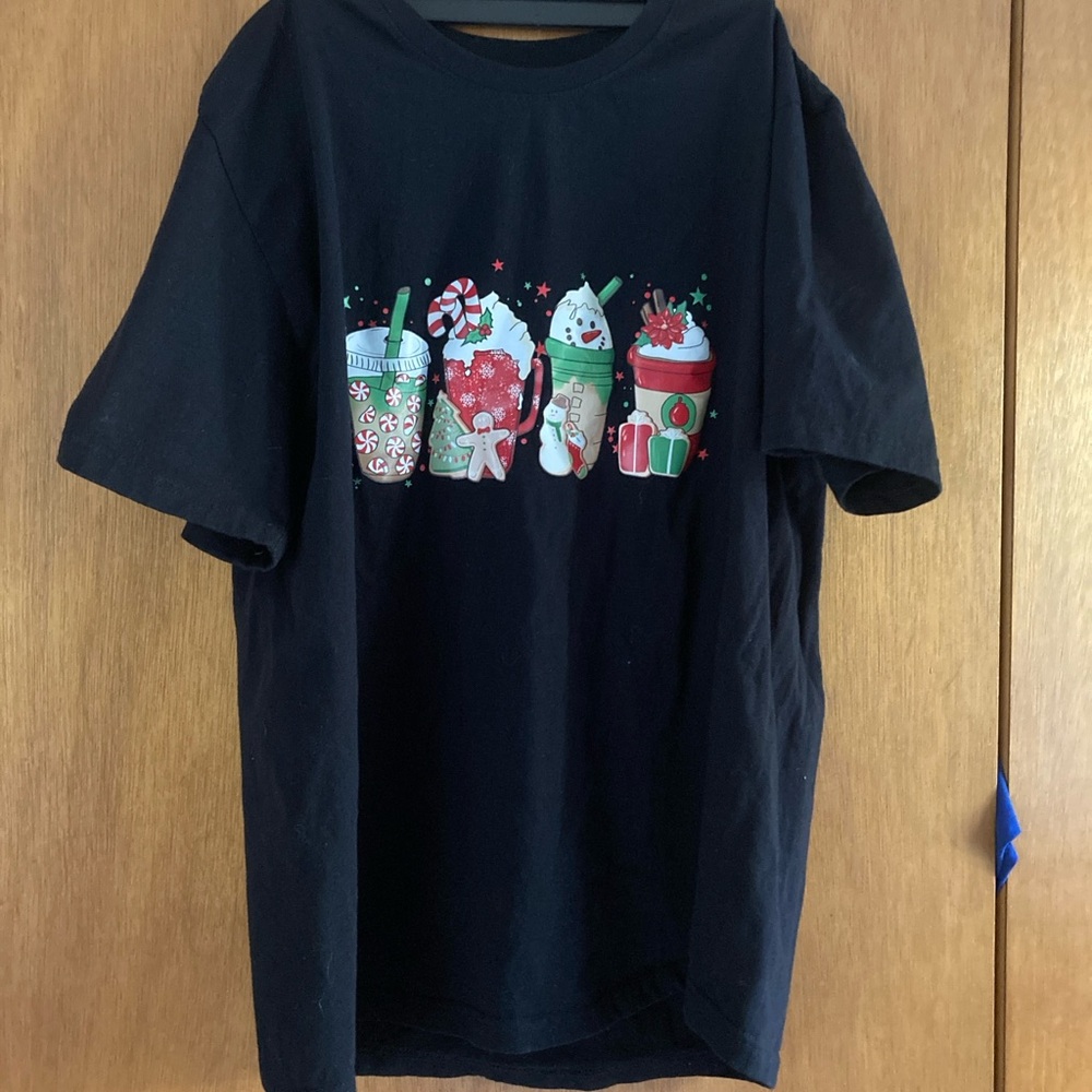 Festive Black Coffee T-Shirt